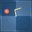 Reacher easy task, with a bigger goal sphere: successful execution