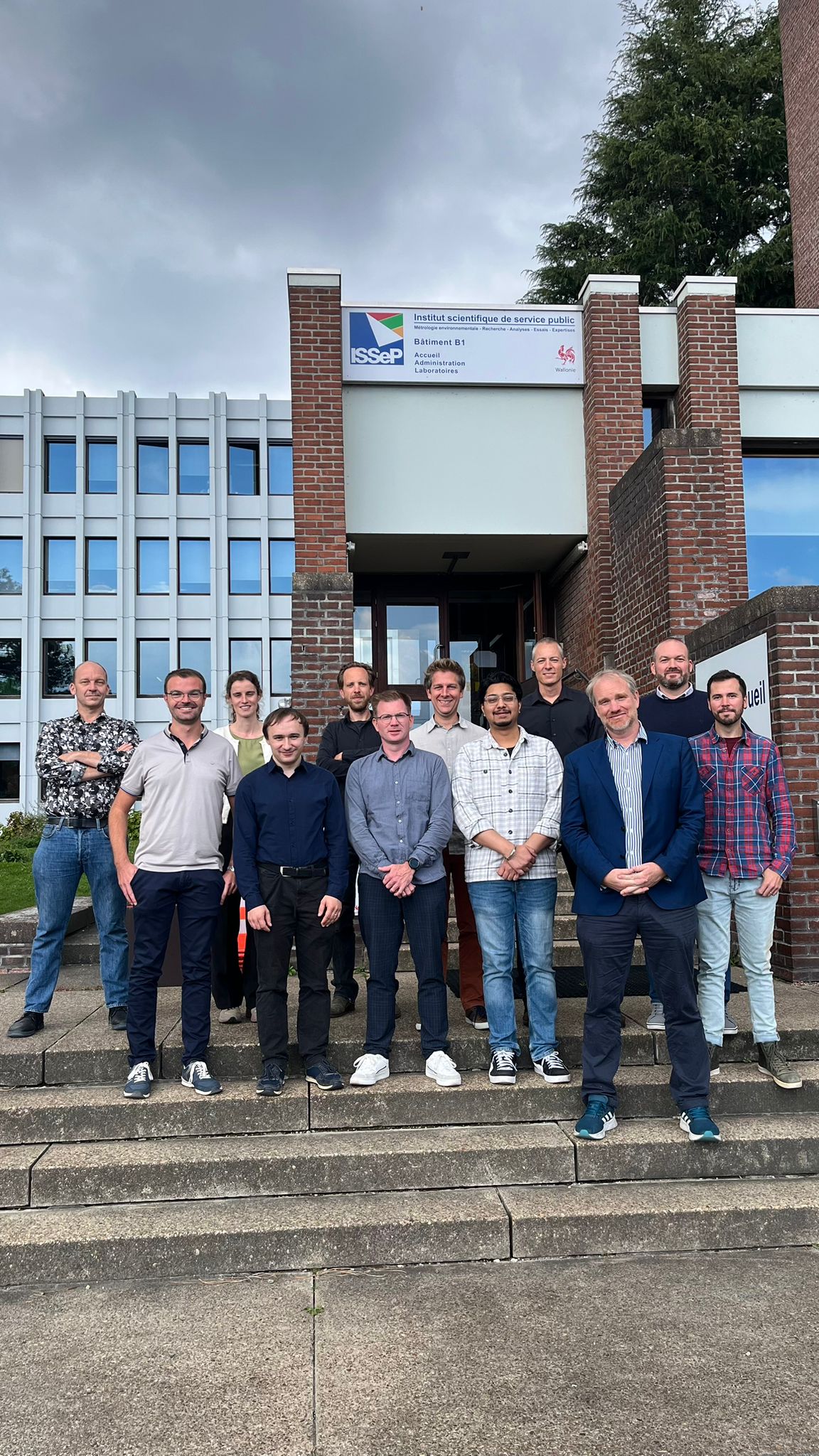 FLOWS researchers on the first technical project meeting